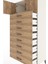 Hyperion Dolap Tek Raflı 8 Çekmeceli 2 Kapaklı 88X44X182 Aytaşı-Çam 5