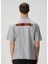 Gri Logo Detaylı T-Shirt 4