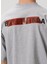 Gri Logo Detaylı T-Shirt 6