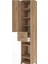 Hyperion Dolap 6 Raflı Tek Çekmeceli Tek Kapaklı 44X44X243 Çam-Çam 5