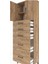 Arges Dolap 2 Raflı 5 Çekmeceli 2 Kapaklı 60X30X182 Çam-Çam 5