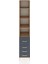 Hyperion Dolap 4 Raflı 4 Çekmeceli 44X44X243 Çam-Antrasit 1