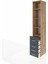 Hyperion Dolap 4 Raflı 4 Çekmeceli 44X44X243 Çam-Antrasit 4