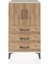 Hyperion Komodin 2 Raflı 3 Çekmeceli 2 Kapaklı 60X44X106 Aytaşı-Çam 1