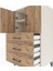 Hyperion Komodin 2 Raflı 3 Çekmeceli 2 Kapaklı 60X44X106 Aytaşı-Çam 5