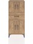 Hyperion Dolap Tek Raflı Tek Çekmeceli 4 Kapaklı 60X44X134 Çam-Çam 1