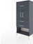 Hyperion Dolap 2 Raflı 3 Çekmeceli 2 Kapaklı 60X44X134 Antrasit-Antrasit 3