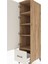Kronos Dolap 4 Raflı Tek Çekmeceli Tek Kapaklı 44X59X182 Çam-Aytaşı 5