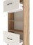 Arges Dolap 2 Raflı 2 Çekmeceli 60X30X134 Çam-Aytaşı 5