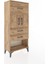 Hyperion Dolap 2 Raflı 3 Çekmeceli 2 Kapaklı 60X44X134 Çam-Çam 2
