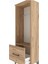 Arges Dolap Tek Raflı Tek Çekmeceli Tek Askılı 44X30X134 Çam-Çam 5