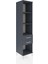 Hyperion Dolap 3 Raflı 2 Çekmeceli 44X44X195 Antrasit-Antrasit 2