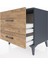 Hyperion Komodin 2 Çekmeceli 60X44X64 Antrasit-Çam 5