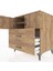 Kronos Şifonyer 2 Raflı 2 Çekmeceli 2 Kapaklı 88X59X96 Çam-Çam 5