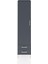 Hyperion Dolap 3 Raflı 2 Çekmeceli Tek Askılı 44X44X195 Antrasit-Antrasit 1