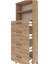 Arges Dolap 2 Raflı 4 Çekmeceli 60X30X182 Çam-Çam 5