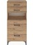 Arges Dolap Tek Raflı 4 Çekmeceli 60X30X134 Çam-Çam 1