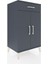 Hyperion Komodin 2 Raflı Tek Çekmeceli 2 Kapaklı 60X44X106 Antrasit-Antrasit 2