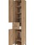 Hyperion Dolap 6 Raflı Tek Çekmeceli 2 Kapaklı 44X44X243 Çam-Çam 5