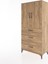 Hyperion Dolap 2 Raflı 3 Çekmeceli 2 Kapaklı 88X44X182 Çam-Çam 3