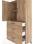 Hyperion Dolap 2 Raflı 3 Çekmeceli 2 Kapaklı 88X44X182 Çam-Çam 5