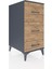 Kronos Komodin 3 Çekmeceli 44X59X96 Antrasit-Çam 2