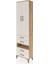 Arges Dolap 4 Raflı 4 Çekmeceli 2 Kapaklı 60X30X221 Çam-Aytaşı 3
