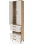 Arges Dolap 4 Raflı 4 Çekmeceli 2 Kapaklı 60X30X221 Çam-Aytaşı 4