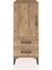 Hyperion Komodin 2 Raflı 2 Çekmeceli Tek Kapaklı 44X44X106 Çam-Çam 1