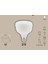 Cata Ct 4135 Kristal 35W Torch LED Ampul 6400K Beyaz Işık 2