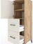 Hyperion Dolap 2 Raflı 2 Çekmeceli Tek Kapaklı 44X44X134 Çam-Aytaşı 5
