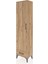 Arges Dolap 5 Raflı Tek Çekmeceli Tek Kapaklı 44X30X182 Çam-Çam 3