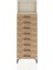 Arges Dolap Tek Raflı 8 Çekmeceli 60X30X182 Aytaşı-Çam 1