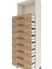Arges Dolap Tek Raflı 8 Çekmeceli 60X30X182 Aytaşı-Çam 5