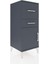 Hyperion Komodin 2 Çekmeceli Tek Kapaklı 44X44X106 Antrasit-Antrasit 2