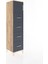 Hyperion Dolap Tek Raflı 4 Çekmeceli Tek Kapaklı 44X44X182 Çam-Antrasit 2