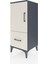 Hyperion Komodin 2 Raflı Tek Çekmeceli Tek Kapaklı 44X44X106 Antrasit-Aytaşı 3