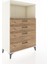 Hyperion Dolap Tek Raflı 4 Çekmeceli 88X44X134 Aytaşı-Çam 2