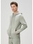 Su Yeşili Kapüşonlu Sweatshirt 4