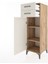 Hyperion Dolap 2 Raflı 2 Çekmeceli Tek Kapaklı 44X44X134 Çam-Aytaşı 4