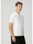 Beyaz Logo Nakışlı T-Shirt 3