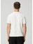 Beyaz Logo Nakışlı T-Shirt 4