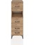 Hyperion Dolap Tek Raflı 4 Çekmeceli 44X44X134 Çam-Çam 1