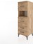 Hyperion Dolap Tek Raflı 4 Çekmeceli 44X44X134 Çam-Çam 3