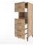 Hyperion Dolap Tek Raflı 4 Çekmeceli 44X44X134 Çam-Çam 4