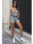 Mathilde Straplez Crop Top -Beyaz/siyah 1