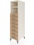 Kronos Dolap 2 Raflı 7 Çekmeceli 44X59X182 Aytaşı-Çam 3
