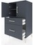 Hyperion Komodin 2 Raflı 2 Çekmeceli 2 Kapaklı 60X44X106 Antrasit-Antrasit 4
