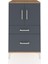 Hyperion Komodin 2 Raflı 2 Çekmeceli 2 Kapaklı 60X44X106 Çam-Antrasit 1