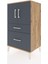 Hyperion Komodin 2 Raflı 2 Çekmeceli 2 Kapaklı 60X44X106 Çam-Antrasit 3